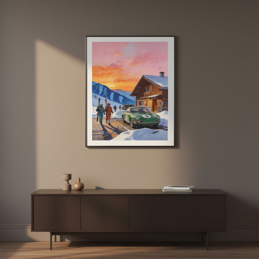 Alperna – Oljemålad konst