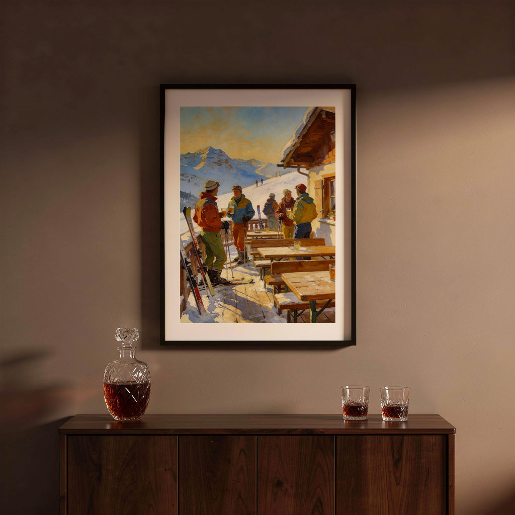 Après Ski – Oljemålad konst