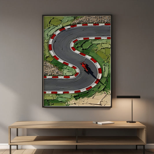 Racingkurvan – Modern väggkonst