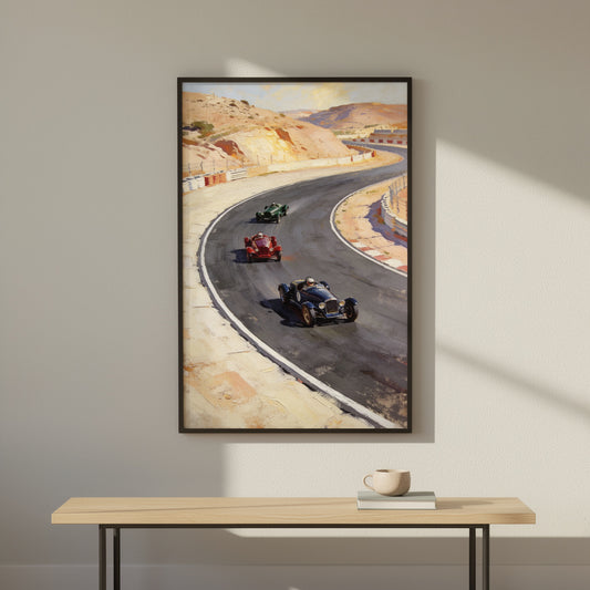 F1 Kurvan – Oljemålad konst