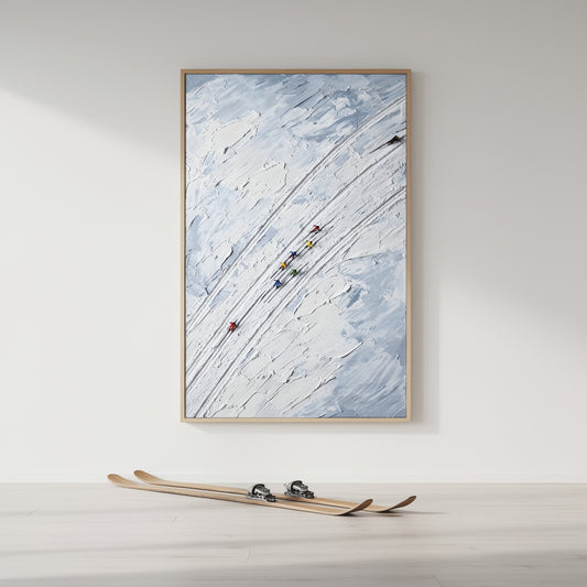 Längskidorna - Modern väggkonst