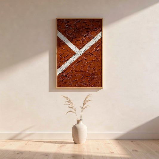 Tennislinjen – Modern väggkonst